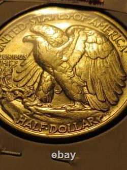 1935 Walking Liberty Silver Half Dollar 90% Philadelphia Nice AU/ BU