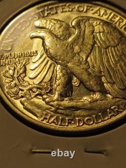 1935 Walking Liberty Silver Half Dollar 90% Philadelphia Nice AU/ BU