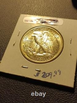1935 Walking Liberty Silver Half Dollar 90% Philadelphia Nice BU