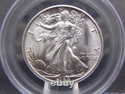 1936 D Walking Liberty SILVER Half Dollar 50c PCGS MS63 #671 BU Unc OGH GREEN