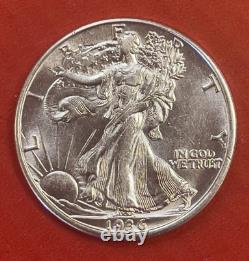 1936 D Walking Liberty Silver Half Dollar, Choice to Gem Uncirculated