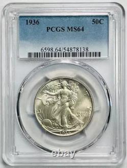 1936 P Walking Liberty Half Dollar PCGS MS-64