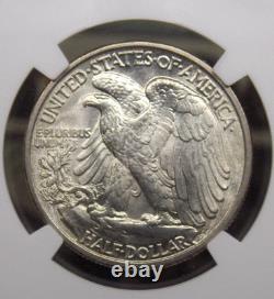 1936 P Walking Liberty SILVER Half Dollar 50c NGC MS64 #023 Unc BU ECC&C, Inc
