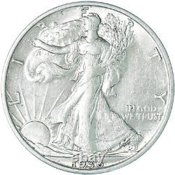 1936 S Walking Liberty Half Dollar 90% Silver AU Cleaned See Pics E507