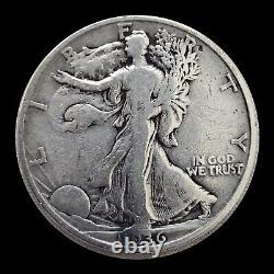 1936 S walking liberty half dollar