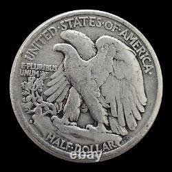 1936 S walking liberty half dollar