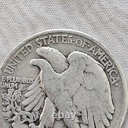 1936 S walking liberty half dollar