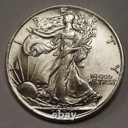1936 Silver Walking Liberty Half Grading CH BU Flashy Premium Quality Coin c74