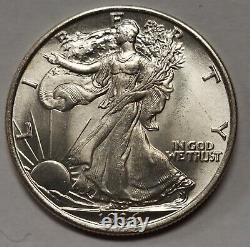 1936 Silver Walking Liberty Half Grading GEM BU Flashy Premium Quality Coin b23