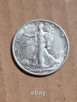 1936 Walking Liberty Half Dollar 50C SEE ALL PICS