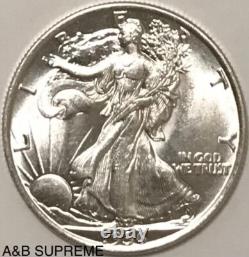 1936 Walking Liberty Half Dollar From OBW Roll Estate CH-GEM Bu Unc 90% Silver