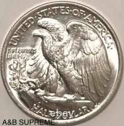 1936 Walking Liberty Half Dollar From OBW Roll Estate CH-GEM Bu Unc 90% Silver