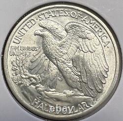 1936 Walking Liberty Silver Half Dollar Choice Uncirculated Actual Coin Sm5073