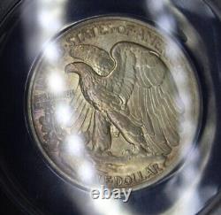 1936 Walking Liberty Silver Half Dollar Graded Coin ANACS MS64 Nicely Toned