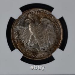 1936 Walking Liberty Silver Half Dollar MS65 NGC TONED