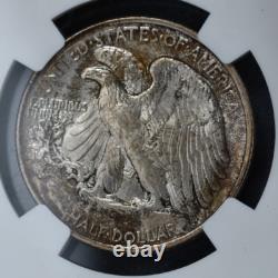 1936 Walking Liberty Silver Half Dollar MS65 NGC TONED