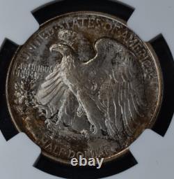 1936 Walking Liberty Silver Half Dollar MS65 NGC TONED