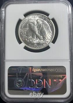 1936 Walking Liberty Silver Half Dollar NGC MS65