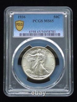 1936 Walking Liberty Silver Half Dollar PCGS Graded MS65 #56958783