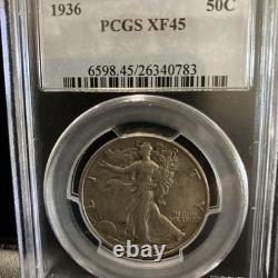 1936 Walking Liberty XF45 PCGS
