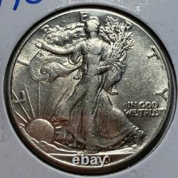 1936 and 1940 Walking Liberty Half Dollar Silver Coin Lot US Mint 50 Cent Piece