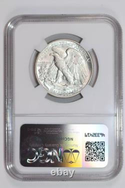 1936-d Walking Liberty Half Dollar Ngc Au58