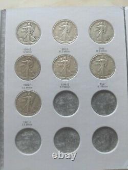 1937-1947 Walking Liberty Silver Half Dollar Complete Set Book (31 Coins)