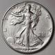 1937-d Walking Liberty Half Dollar About Uncirculated Au 106091 Inventory F