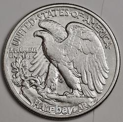 1937-D Walking Liberty Half Dollar About Uncirculated AU 106091 Inventory F
