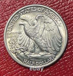 1937 P Walking Liberty Silver Half Dollar, Choice to Gem Uncirculated