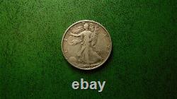 1937-S 50C Walking Liberty Half Dollar 90% Silver