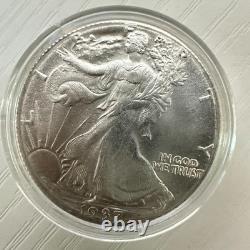1937 USA silver walking liberty half dollar