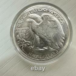 1937 USA silver walking liberty half dollar