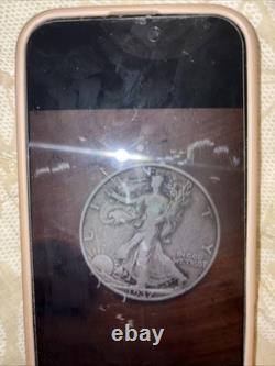 1937 Walking Liberty Half Dollar With A W Initials