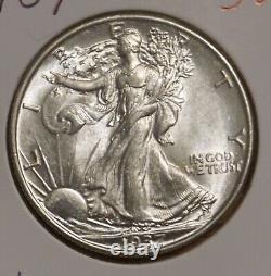 1937 Walking Liberty Half Gem Bu Gem Brilliantly Uncirculated