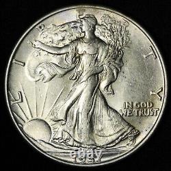 1937 Walking Liberty Silver Half Dollar BU UNCIRCULATED MS E387 JEM