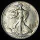 1937 Walking Liberty Silver Half Dollar Bu Uncirculated Ms E387 Jem