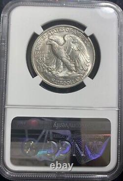 1937 Walking Liberty Silver Half Dollar NGC MS64