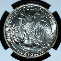 1937-p Walking Liberty Half Dollar Ngc Ms-64 50c Uncirculated 011 Trusted