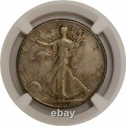 1938 D 50C Walking Liberty Silver Half Dollar NGC VF30 Circulated Key Date Coin