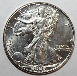 1938-D Liberty Walking Half Dollar 90% Silver 10% Copper Free Shipping