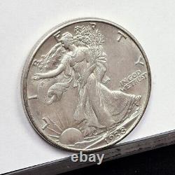 1938-D Liberty Walking Half Dollar AU (#55758-L)