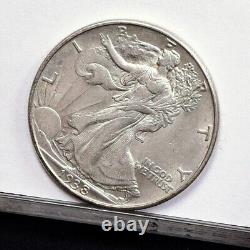 1938-D Liberty Walking Half Dollar AU (#55758-L)