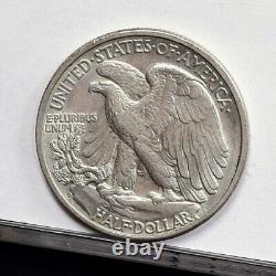 1938-D Liberty Walking Half Dollar AU (#55758-L)