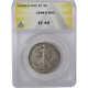 1938 D Liberty Walking Half Dollar Ef 45 Anacs Silver 50c Skui17483