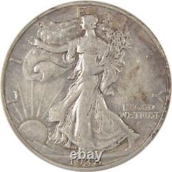 1938 D Liberty Walking Half Dollar EF 45 ANACS Silver 50c SKUI17483