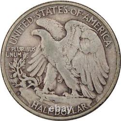1938 D Liberty Walking Half Dollar VF Very Fine Silver 50c SKUI1588