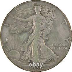 1938 D Liberty Walking Half EF 40 ANACS Silver Toned SKUI11908