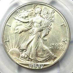 1938-D Walking Liberty Half Dollar 50C Certified PCGS AU53 Rare Date Coin