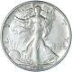 1938 D Walking Liberty Half Dollar 90% Silver Au+ Cleaned See Pics E372